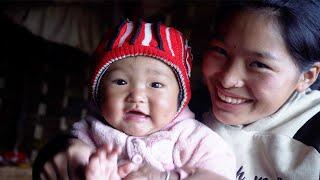 Manjita cooks dinner with son Niyabung @shepherdlifeofnepal