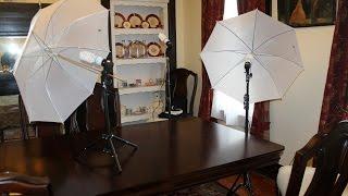 LimoStudio LMS103 600W Day Light Umbrella Continuous Lighting Kit Unboxing