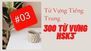 学汉语 || Mỗi Ngày Chinh Phục HSK3 - Ngày 3 12 Từ [300 Từ Vựng HSK3]