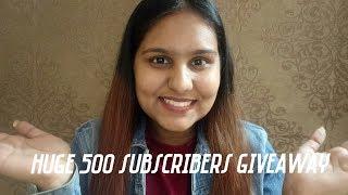 HUGE 500 subscribers giveaway | 9 winners | NYX, kylie,sivanna,maybelline