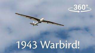 Flying a Luftwaffe 1943 Kranich Warbird in 360 | Flying Simon