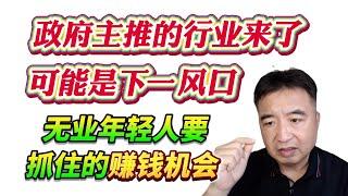 翟山鹰：政府主推的行业来了，可能是下一个风口。无业年轻人要抓住的赚钱机会！