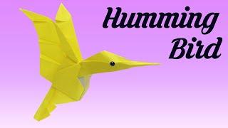 How to make origami Humming Bird (Michael G. Lafosse) step by step, DIY Paper Crafts Ideas