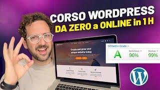 Corso WordPress Completo: Realizza Siti WordPress Fighi in 1 ora (Tutorial ITA)