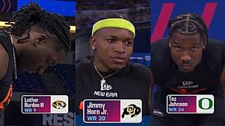 Colorado Buffs: Jimmy Horn vs Luther Burden + Tez Johnson NFL Combine 2025 Highlights WR SHOWDOWN 