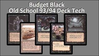 Budget Old School 93/94 Deck Tech (Black aggro/discard)