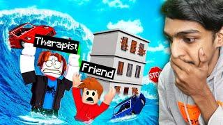 Can You Survive NATURAL DISASTERS For 24 Hours In ROBLOX? GAME THERAPIST