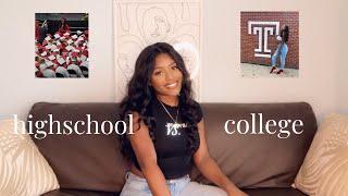 HIGHSCHOOL VS COLLEGE ft Yesenia | Temple & VCU | Lashanya B.