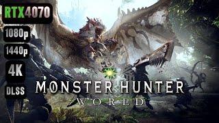 Monster Hunter World RTX 4070 FPS TEST | RTX 4070 & i5 12400F Benchmark 1080p/1440p/4K