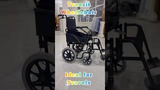 Transit Wheelchair- for travel or easy commute, smart, foldable, easy to carry and compact in size.