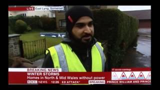 Muslim Aid - UK Floods Response, BBC NEWS, 14 Feb 2014.