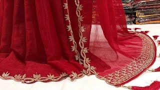 Party Wear Chiffon Saree Stone Work Fancy Saree