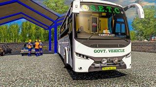 Out of Control Bus Driving Eurotruck Simulator  IN TAMIL ETS2 Busgame