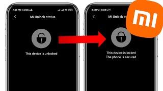 HOW TO RELOCK BOOTLOADER ON XIAOMI, POCO OR REDMI DEVICE