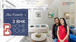 Contemporary 3BHK Home Interiors | Branded Homes | Bonito Designs