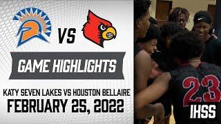 Katy Seven Lakes vs Houston Bellaire - Boys 2022 Basketball Highlights