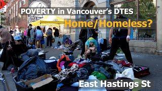 Life on East Hastings Street and Chinatown - Poverty Hood in Vancouver Canada? Sept 07 2023