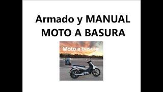 MOTO A BASURA. Sin gasolina. Construccion y manual GRATIS.