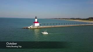 Lake Michigan Boating/Fishing October 2017