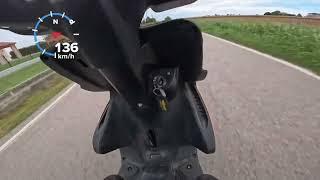 What is the top speed of yamaha aerox 70cc