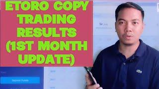 ETORO COPY TRADING RESULTS |1ST MONTH UPDATE MAKATANG NEGOSYANTE TUTORIAL