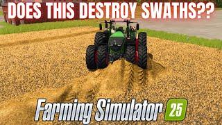 DOES THIS DESTROY SWATHS?? - Farming Simulator 25