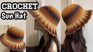 CROCHET || SUN HAT Crochet || How to Crochet Summer Hat