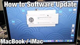 How to Software Update on MacBook, iMac, Apple Computer)