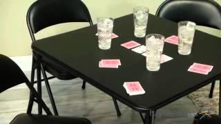 Meco Sudden Comfort 5 Piece Card Table Set - Black - Product Review Video