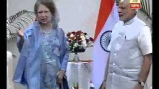 PM Modi meets with Bangladesh opposition leader Khaleda Zia