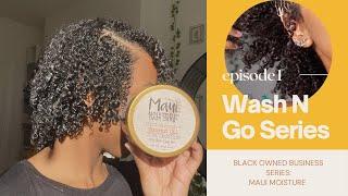 SUPER DEFINED WASH N GO USING ONE PRODUCT |WASH N GO SERIES EP.1|