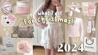 what I got for christmas 2024! vivienne westwood, jelly cats, pandora (christmas haul)