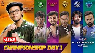 PLAYGROUND 2 CHAMPIONSHIP DAY 1 LIVE | Ft. @triggeredinsaan  CarryMinati, ScoutOP, Harsh & Ashish