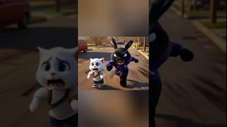 The Chaseingscene Of kitten #animation #shorts #ai #cat #cute #story