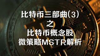 比特币概念股 微策略MSTR解析