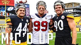 MIC'D UP: J.J. Watt and T.J. Watt Were Mic'd Up for Texans vs. Steelers