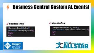 ️ How to Create Custom Events in Business Central AL Code {Part 1}