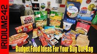 Budget Food Ideas For Your Bug Out Bag