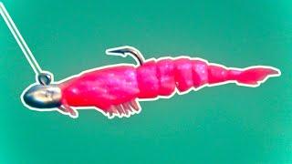 Zman EZ Shrimp ACTION Review | HOW TO Flathead on Soft Plastics