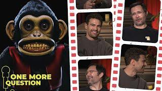 The Monkey's Theo James on playing "dickish" twins and "spooning" the monkey | Full Interview