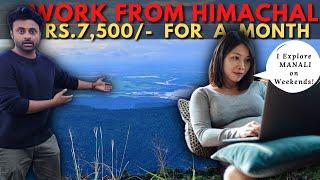 WORK FROM MOUNTAINS 2023 | HIMACHAL PRADESH | CHEAP & BEST | BANJAR VALLEY | AMRIT SHARAN.