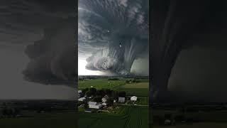 AI Shows the Science of Tornado Destruction! #shorts #disaster