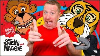 Funky Monkey Song for Kids | Songs for kids | Sing with Steve and Maggie