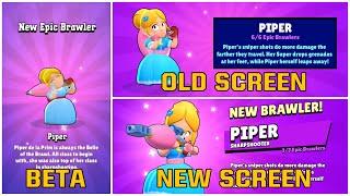 UNLOCKING ANIMATION EVOLUTION! (BETA vs OLD SCREEN vs NEW SCREEN) Buzz & Griff Update | Brawl Stars