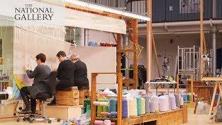 Behind the scenes | Chris Ofili: Weaving Magic | National Gallery