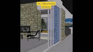 3d Modern House | Amazing Interiors Design Walk Through |  Sketch Up TK Creations Design