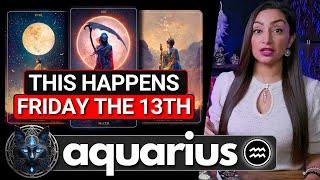 AQUARIUS ︎ "This Is Serious! You Should Know What's About To Happen!"  Aquarius Sign ₊‧⁺˖⋆