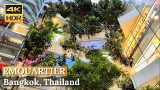 [BANGKOK] EmQuartier "Beautiful Shopping Mall on Sukhumvit Road | Thailand [4K HDR Walking Tour]