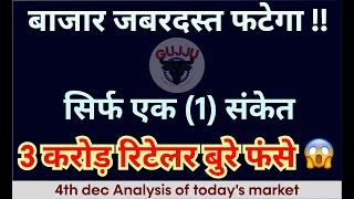 #todaynifty-bankniftyanalysis #4thdecniftyprediction learning video GUJJU BULLS PRESENT