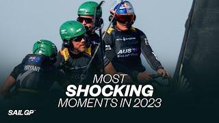 The MOST shocking moments of SailGP 2023 